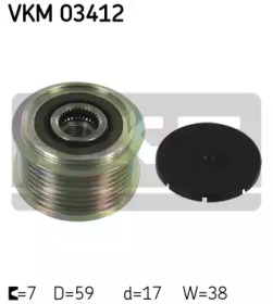 VKM03412 SKF SKF FORD шків генератора Transit 06-